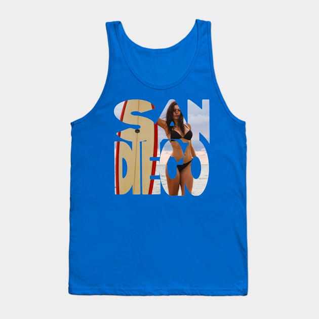 San Diego Tank Top by AndrewKennethArt